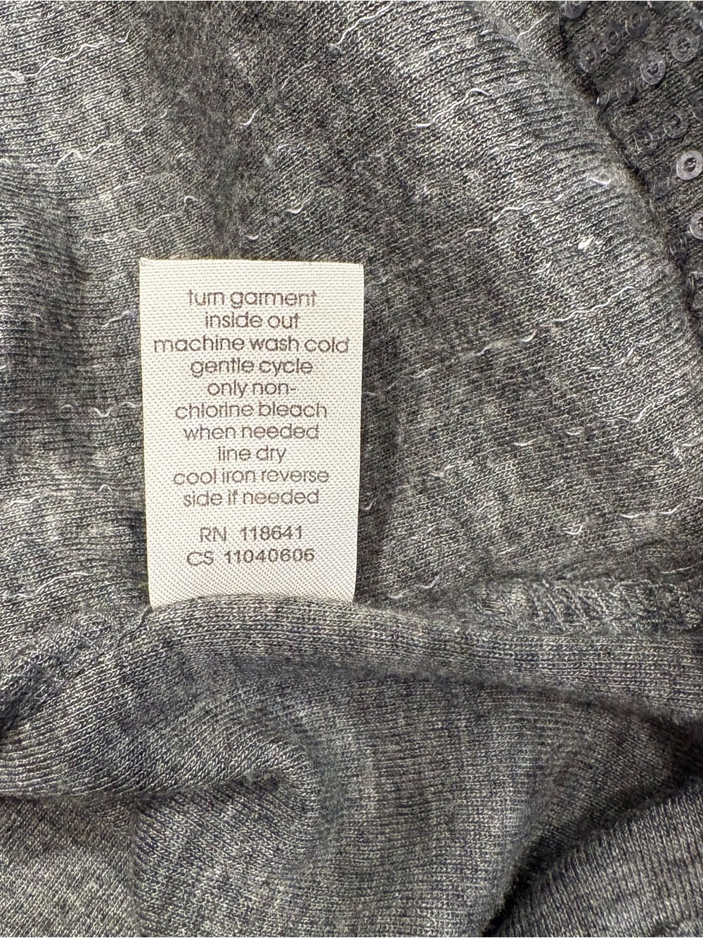 Ladies Lane Bryant gray glitter sequin tank top size 14/16. - Picture 5 of 8